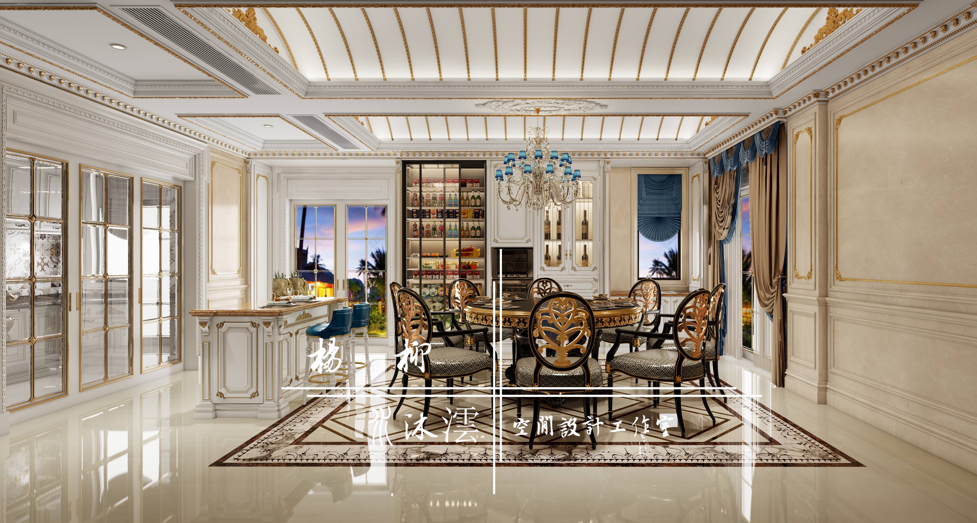 歐式混搭法式-海昌天藍(lán)