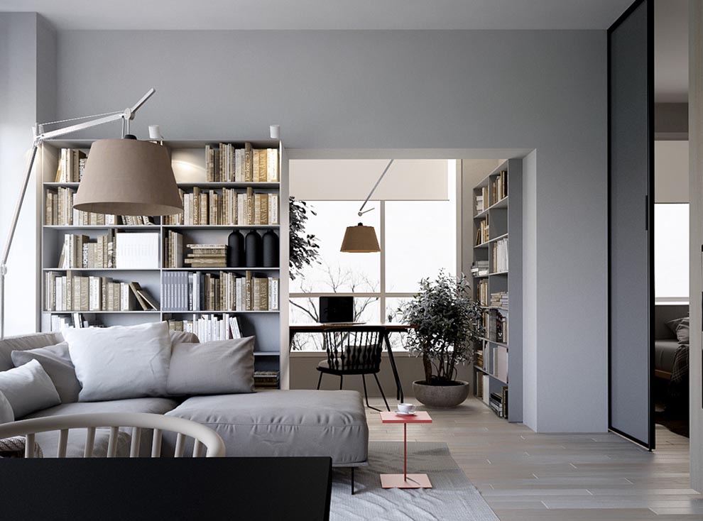 将美学与实用主义相结合的公寓